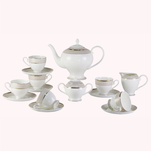чайный сервиз bianko 17 pcs tea set в Челябинске