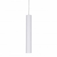 подвесной светодиодный светильник ideal lux ultrathin sp1 small round bianco в Челябинске