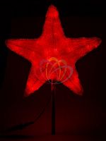 светодиодная фигура звезда 80см красная в Челябинске
