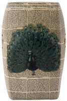 керамический столик-табурет garden stool с павлином в Челябинске