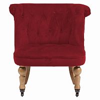 кресло amelie french country chair красное в Челябинске