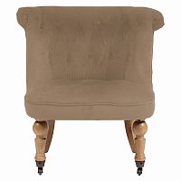 кресло amelie french country chair светло-коричневое в Челябинске