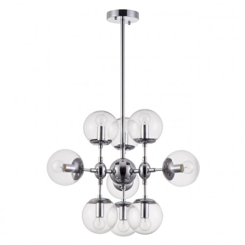 подвесная люстра freya richard fr5596pl-09ch хром в Челябинске