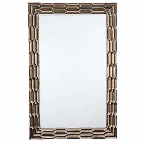 зеркало прямоугольное настенное бронза antique brass в Челябинске