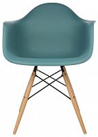 стул klassic premium daw бирюзовый (eames style) в Челябинске