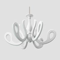 потолочная светодиодная люстра ambrella light orbital classic fk81/6 wh 292w d640 белая в Челябинске