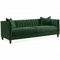 диван penelope sofa прямой зеленый в Челябинске