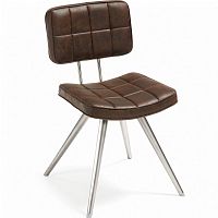 стул lola seat pu brown ножки из нержаеющей стали c589u09 от la forma (ex julia grup) в Челябинске