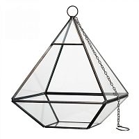 флорариум стеклянный с подвесом diamond shape в Челябинске