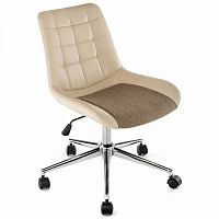 кресло компьютерное marco beige fabric бежевое в Челябинске