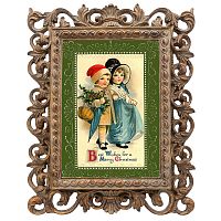 репродукция старинной рождественской гравюры best wishes в Челябинске