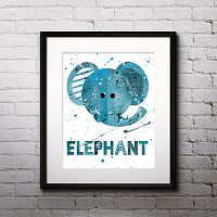 постер elephant а4 в Челябинске