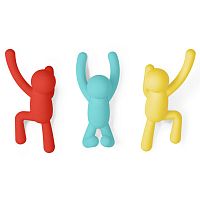 вешалки-крючки buddy 3 шт. разноцветные яркие в Челябинске