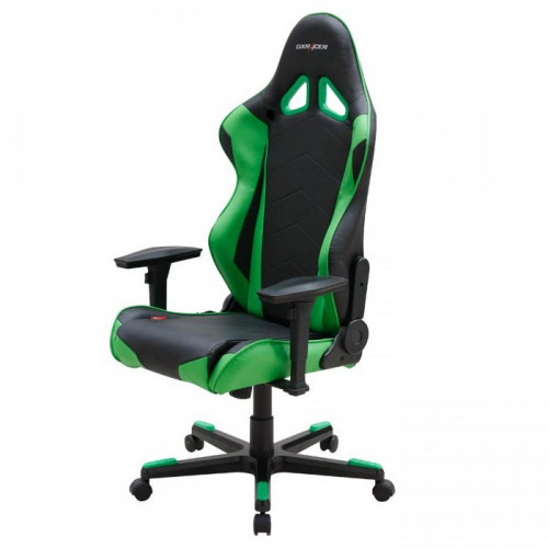 кресло геймерское dxracer racing черно-зеленое в Челябинске