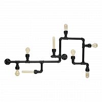 потолочная люстра ideal lux plumber pl8 nero в Челябинске